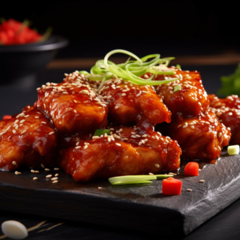 BBQ Chicken Wings (6 Pcs)
