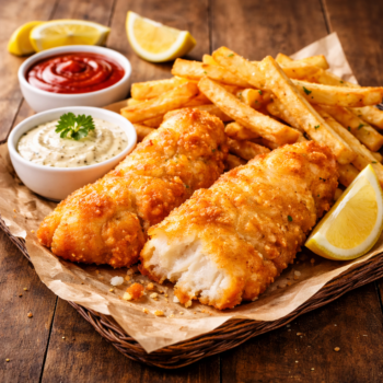 2 Cod Roe & Chips