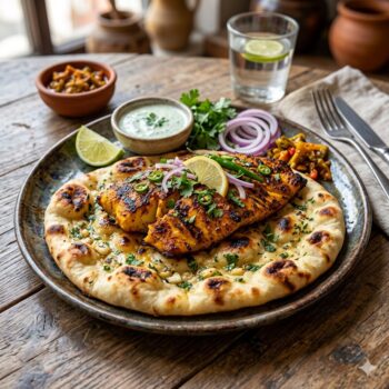 Masala Fish With Naan