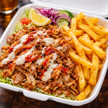 Chicken Donner & Chips